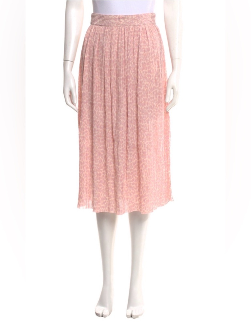 BA&SH Paris Pink Animal Print Skirt - size 0 = XS